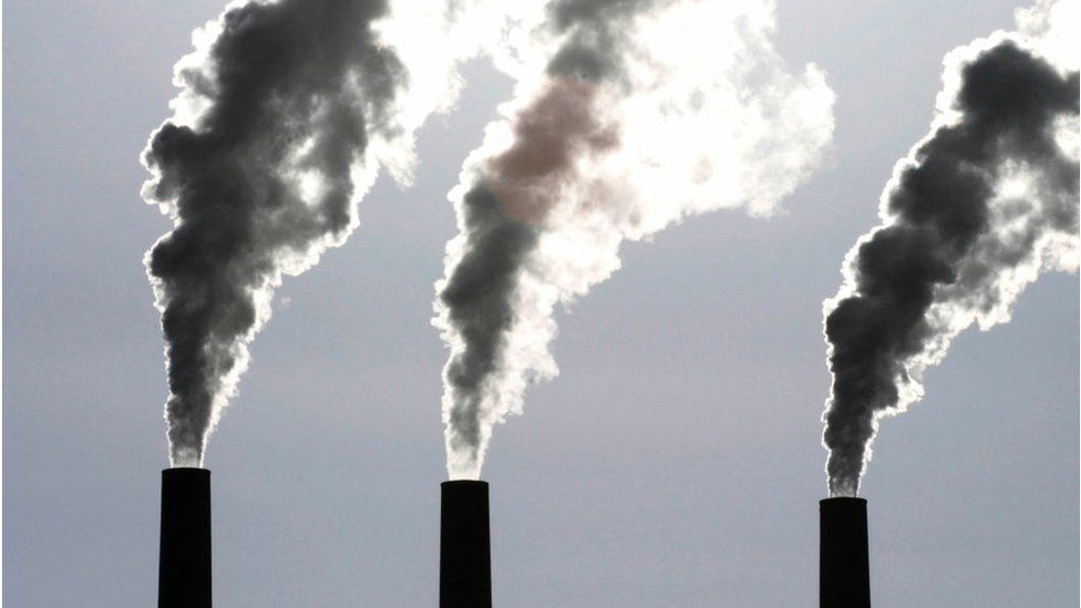 polluter stacks carbon emissions