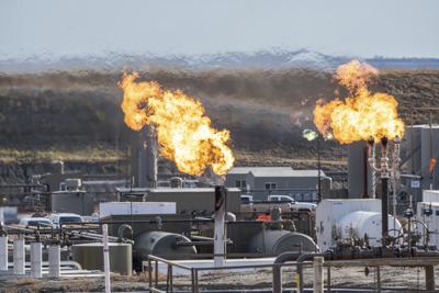 fossil gas is wastefully burned causing carbon emissions